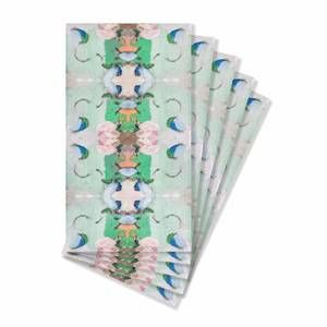 NEW LAURA PARK guest towels in monet's garden green